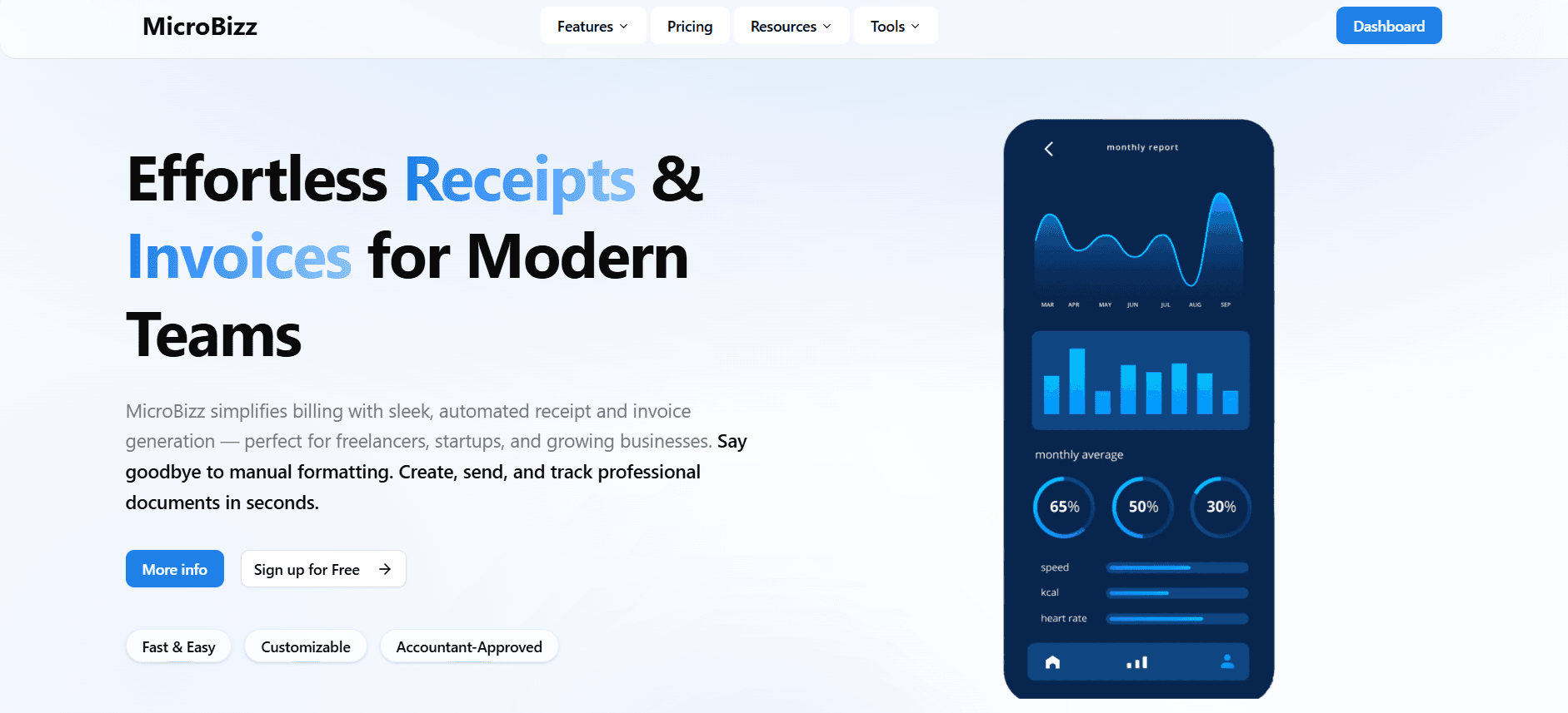Receipt and Invoice Tool